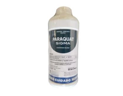 Herbicida Desecante Gramineas Hoja Ancha Paraquat 1 L Sigma