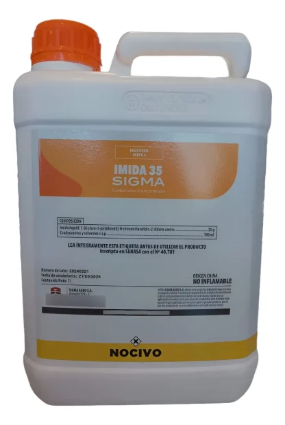 Insecticida Imidacloprid 35% Sc Sigma X 5 Lt Oruga