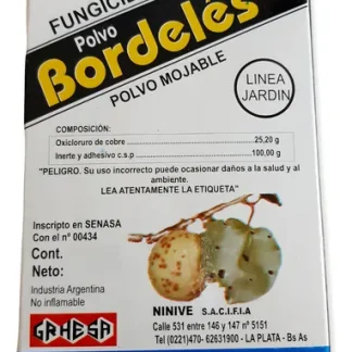 Bordeles Polvo Mojable Fungicida De Contacto Grhesa 250 Gr